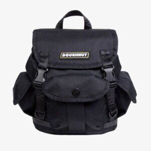 Doughnut Black Lighthouse Backpack - Small w/ Travel Pillow, BNWTs! 🦄